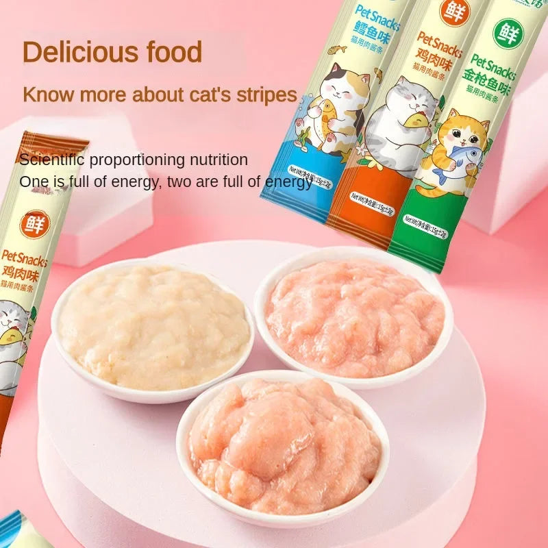 Cat Snacks Cat Wet Food Chicken Tuna Cod fishs