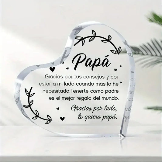 Spanish Heart Acrylic Plaque