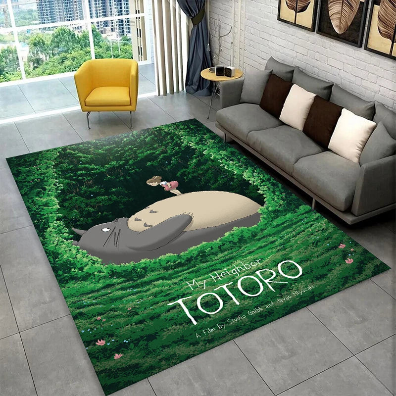 Classic T-Totoro Cartoon Cute Carpet Rug