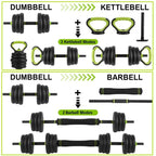 4 In 1 Weight Dumbbell Set Fitness Exercise for Home Gym