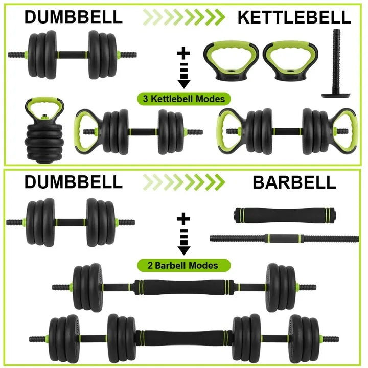 4 In 1 Weight Dumbbell Set Fitness Exercise for Home Gym