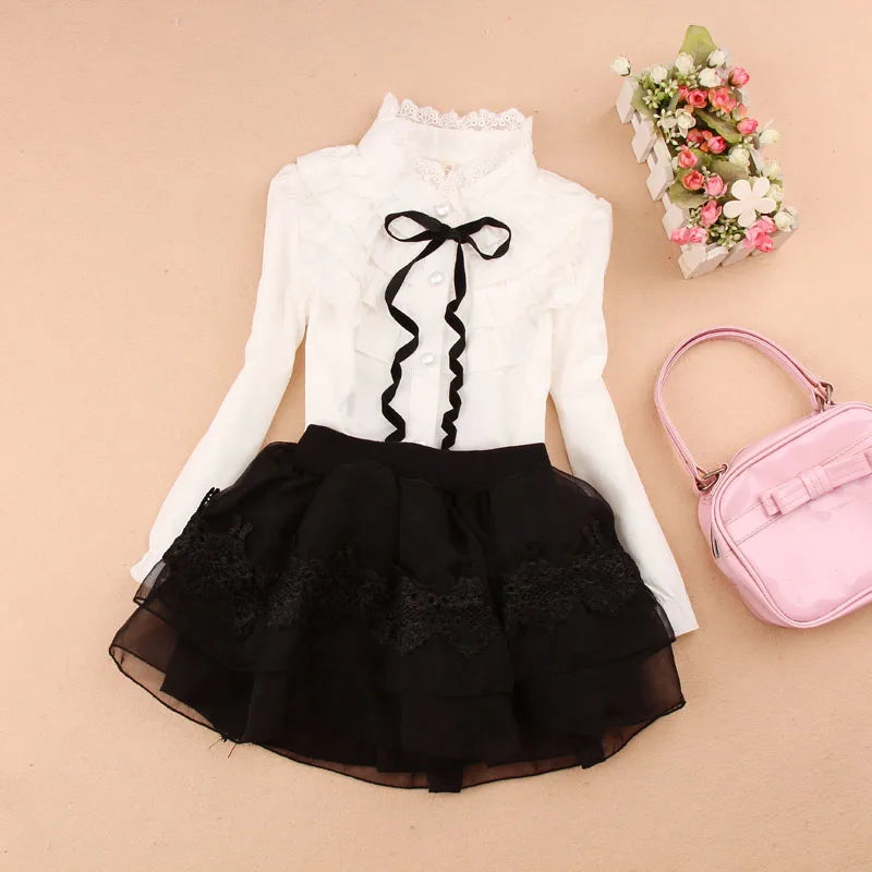 Cotton Ruffles Blouse