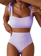 Women Two-piece Halter Vest Swimwear