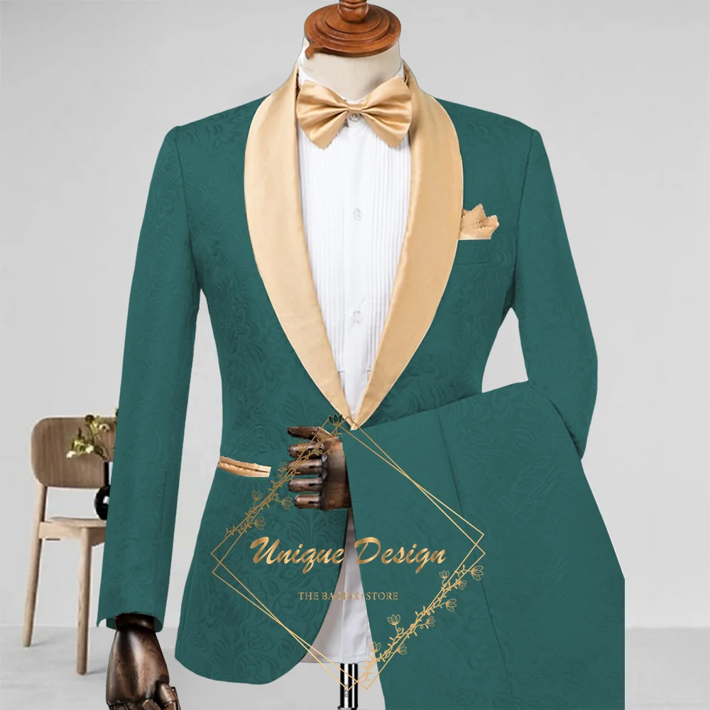 Champagne Men's Suit 2-Piece Set