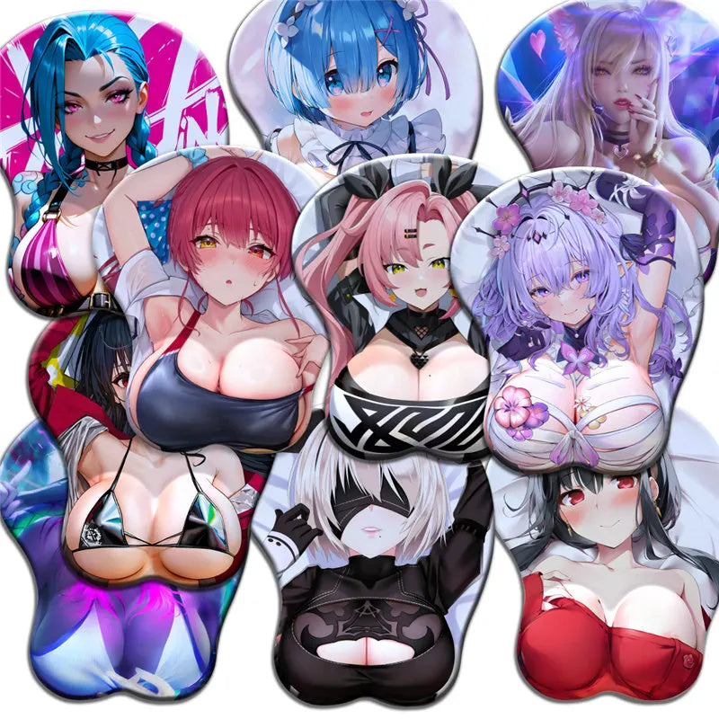 Wrist Rest 3D Soft and Smooth Silicone Mouse Pad