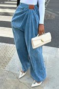 Women Wide Leg Pants Jeans