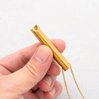 Stainless Steel Anxiety Breathing Necklace
