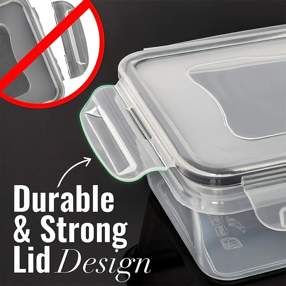 8-PC BPA-Free Airtight Food Containers