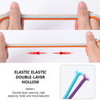 1 Pair Lazy Laces Elastic Snap Lock Shoelaces