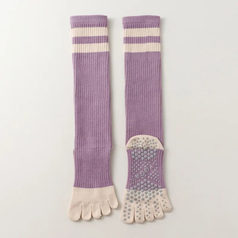 Women Five-finger Professional Pilates Socks