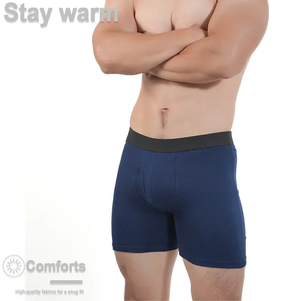 Man Mid-Long Boxer Sport Underwear