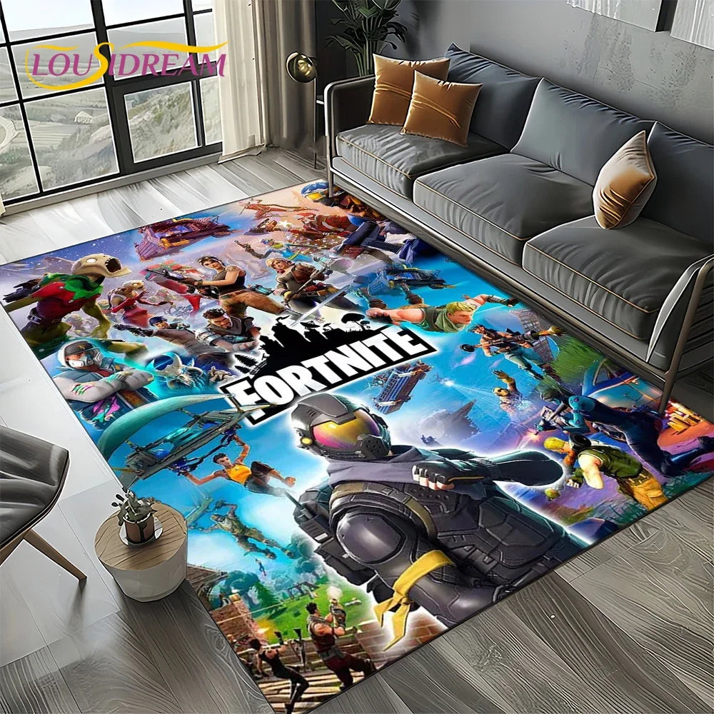 New Style Fortnite-e Cartoon Rug