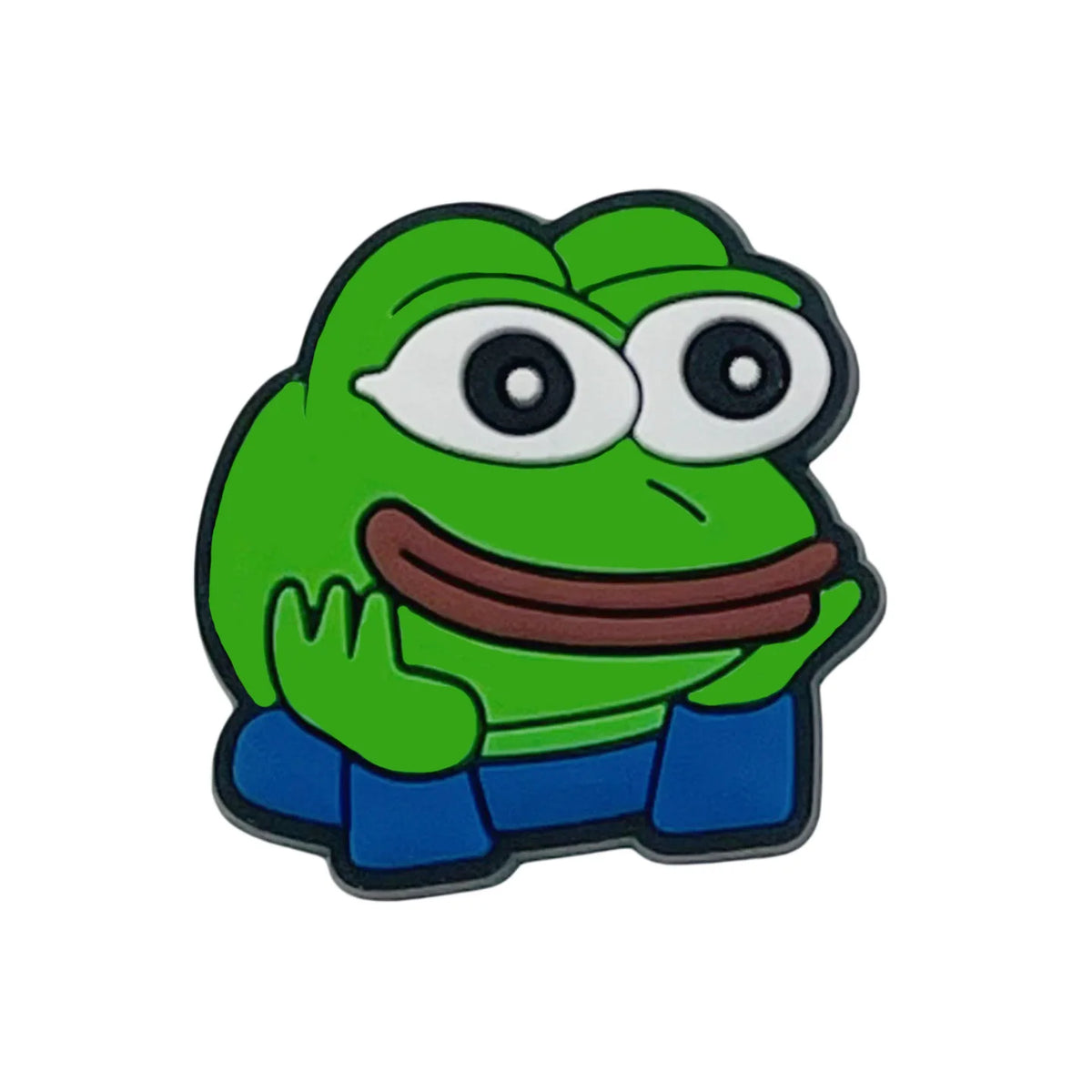 sad frog green shoe Charms