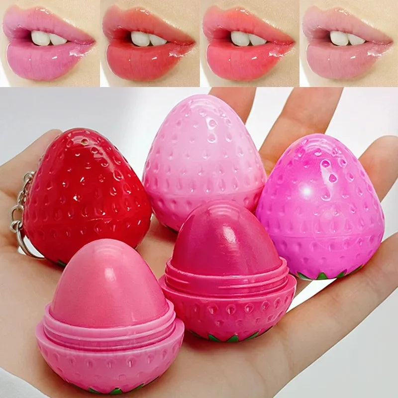1/4Pcs Strawberry Lip Balm