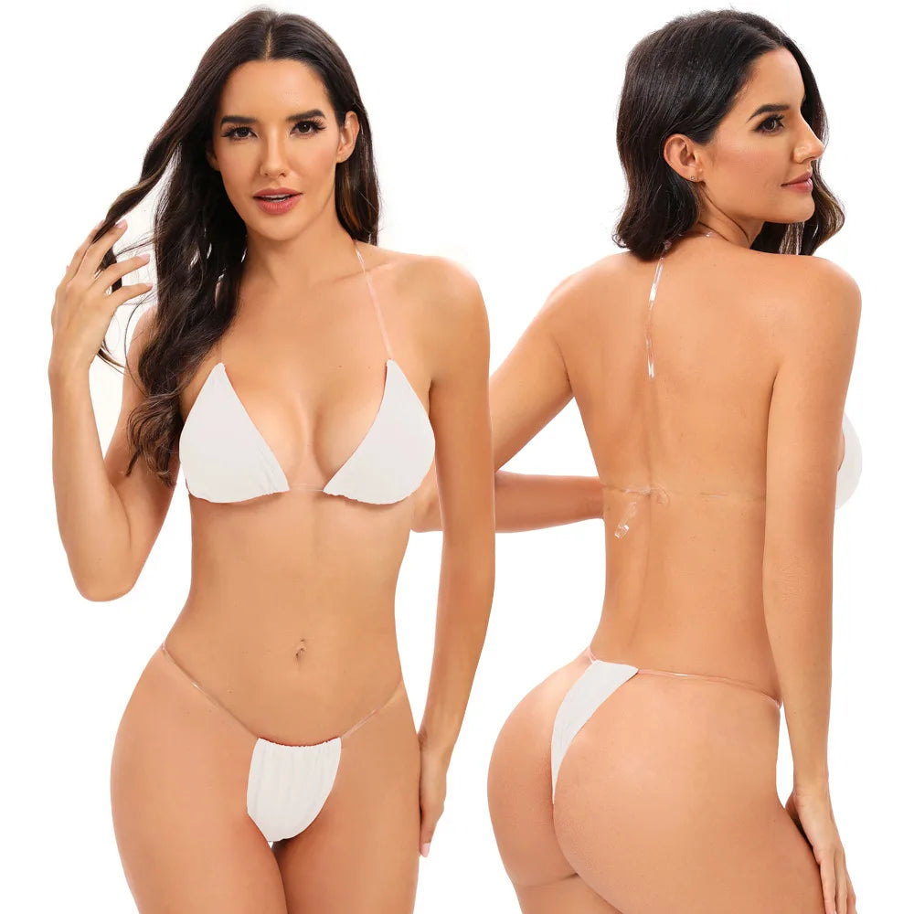 Transparent bathing suit