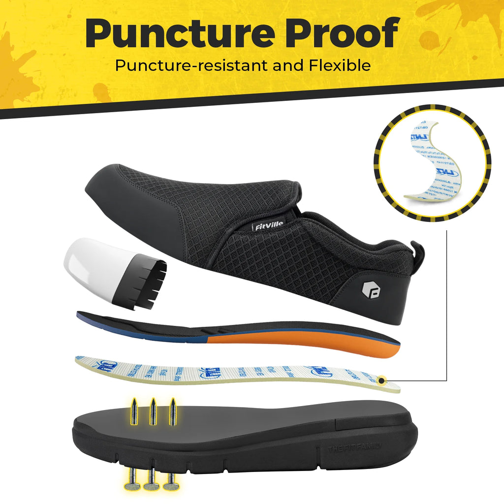 Fitville Wide Fit  Steel Toe