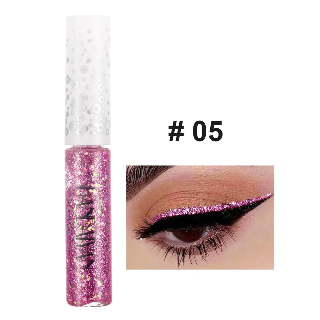 HANDAIYAN 12 Colors Shiny Eye Liners