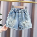 loose denim shorts