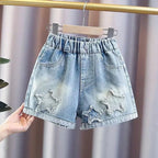 loose denim shorts