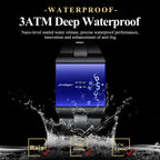 POEDAGAR Waterproof Wristwatch Stainless Steel