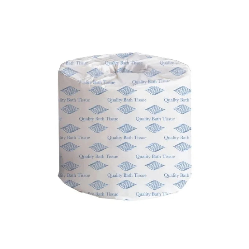White Toilet Paper 2-Ply Tissue Roll