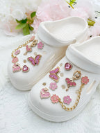14pcs Fashion ABS Shoe Charms