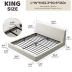 Cloud King Size Bed Frame