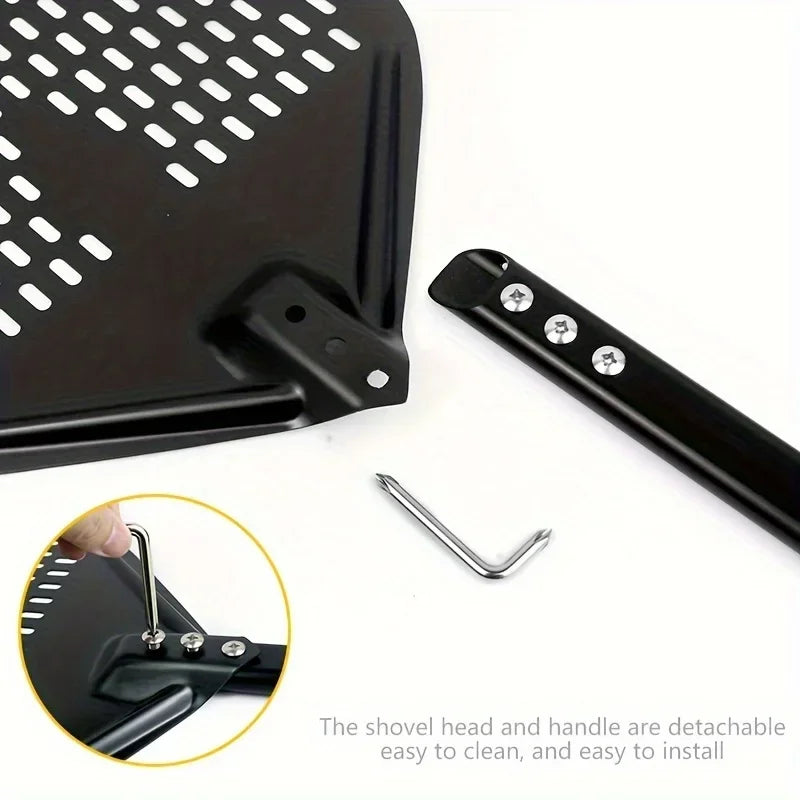 1PC Perforated Pizza Peel