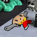 VIKAMA Cartoon Character Rug