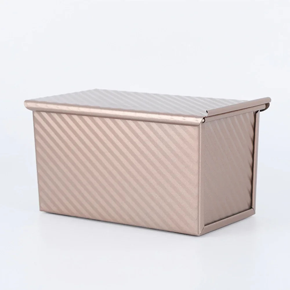 1Pcs Non-Stick Pullman Loaf Pan with Lid