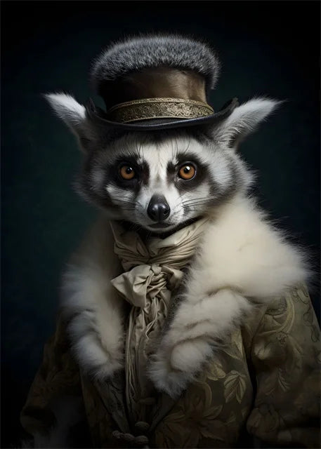 Aristocrat Animals Portrait Posters