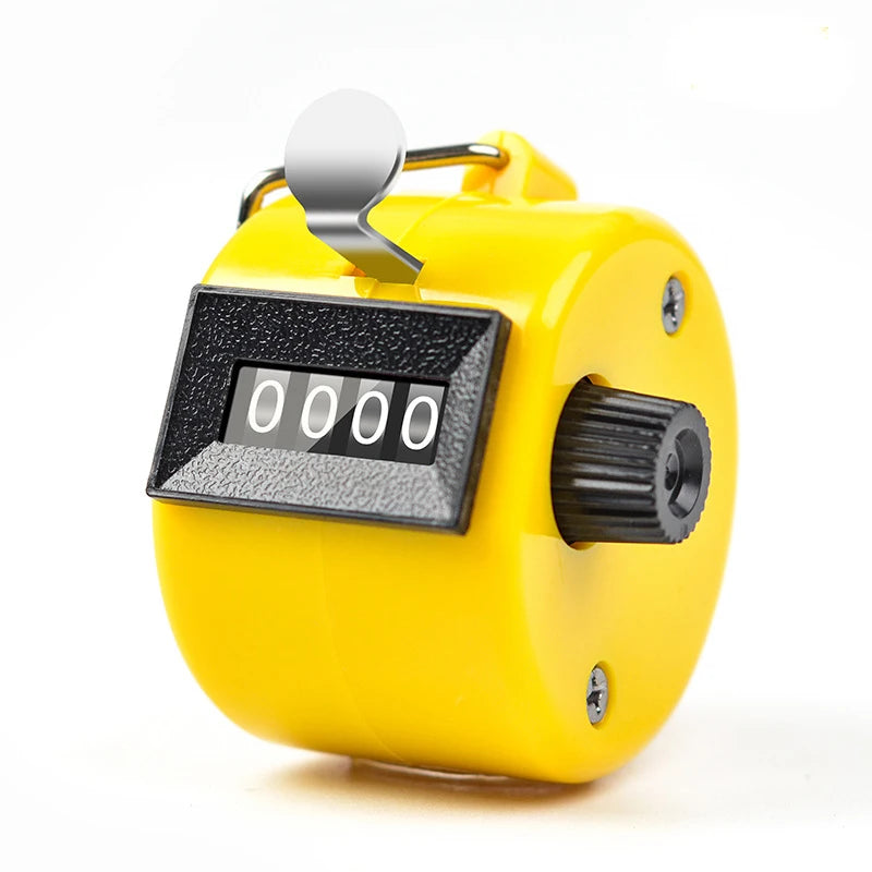 Mechanical Counter Four Digit Manual Recording Traffic