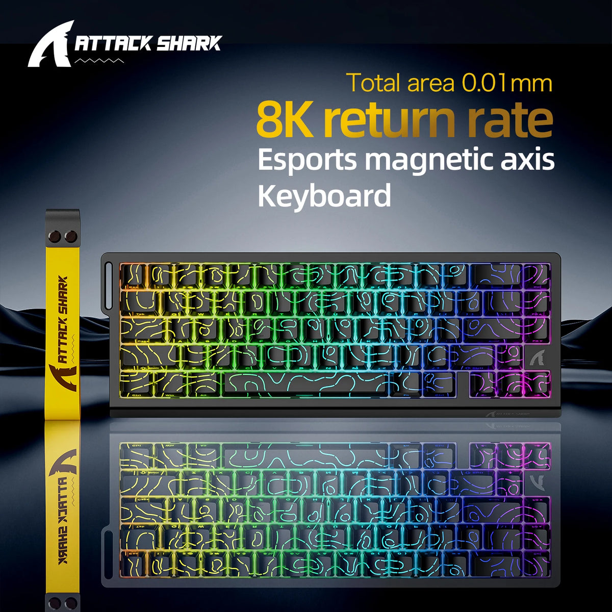 ATTACK SHARK X68HE Magnetic Keyboard