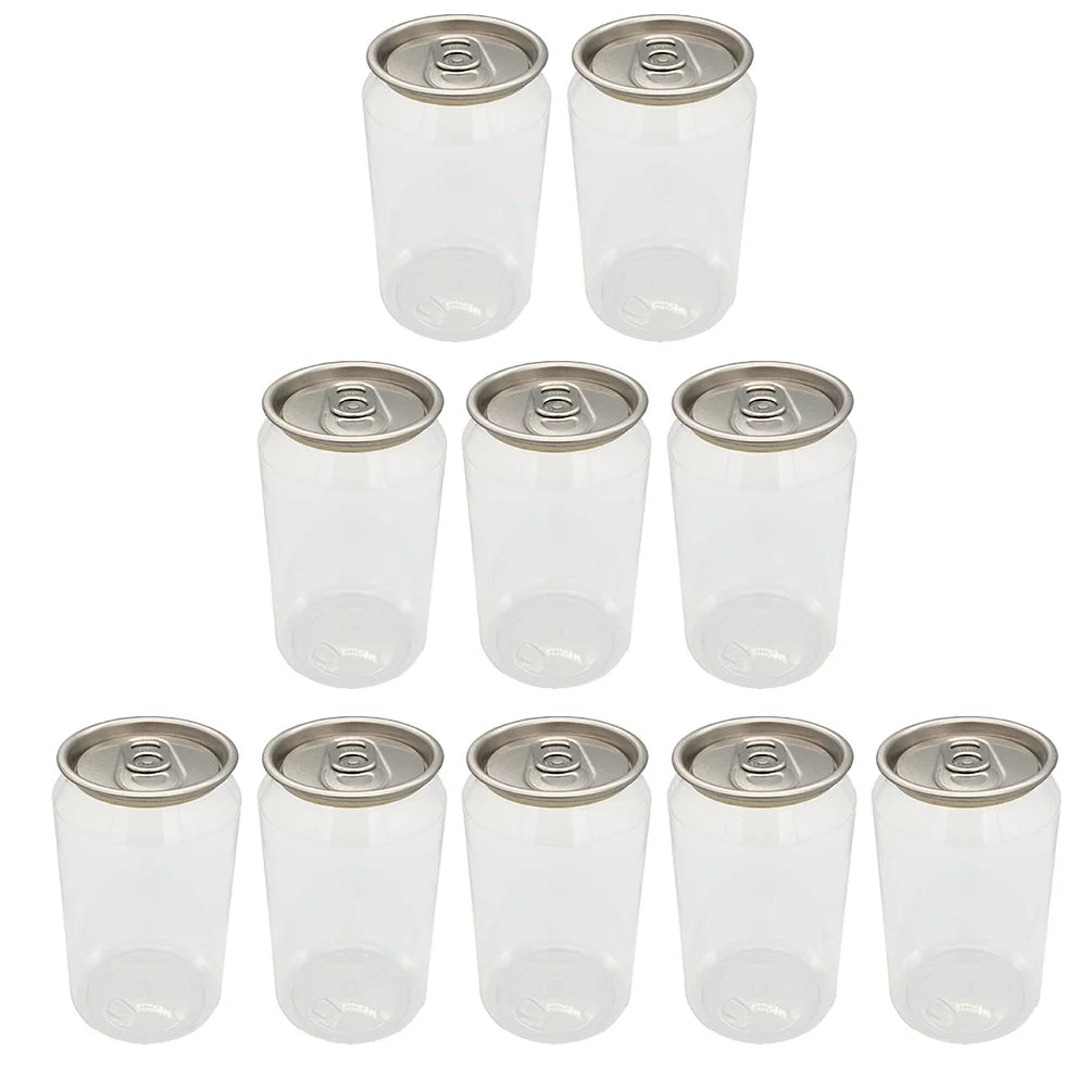 10 Pcs Pull Lid Storage Bottles