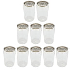 10 Pcs Pull Lid Storage Bottles