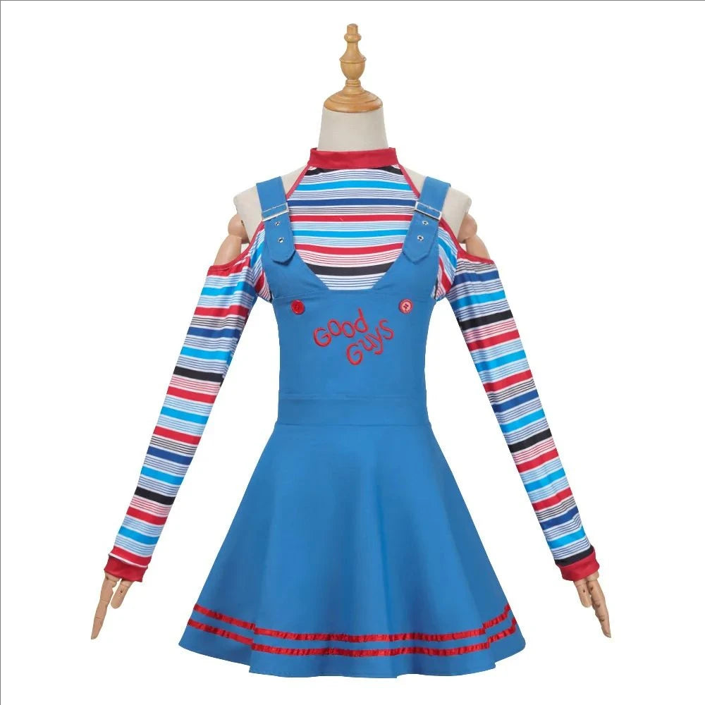 Women Ghost Doll Cosplay Chucky Costumes