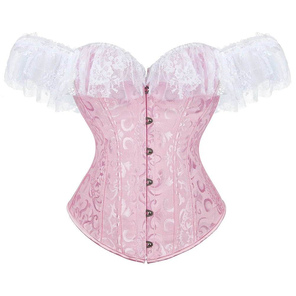 Floral Overbust Corset