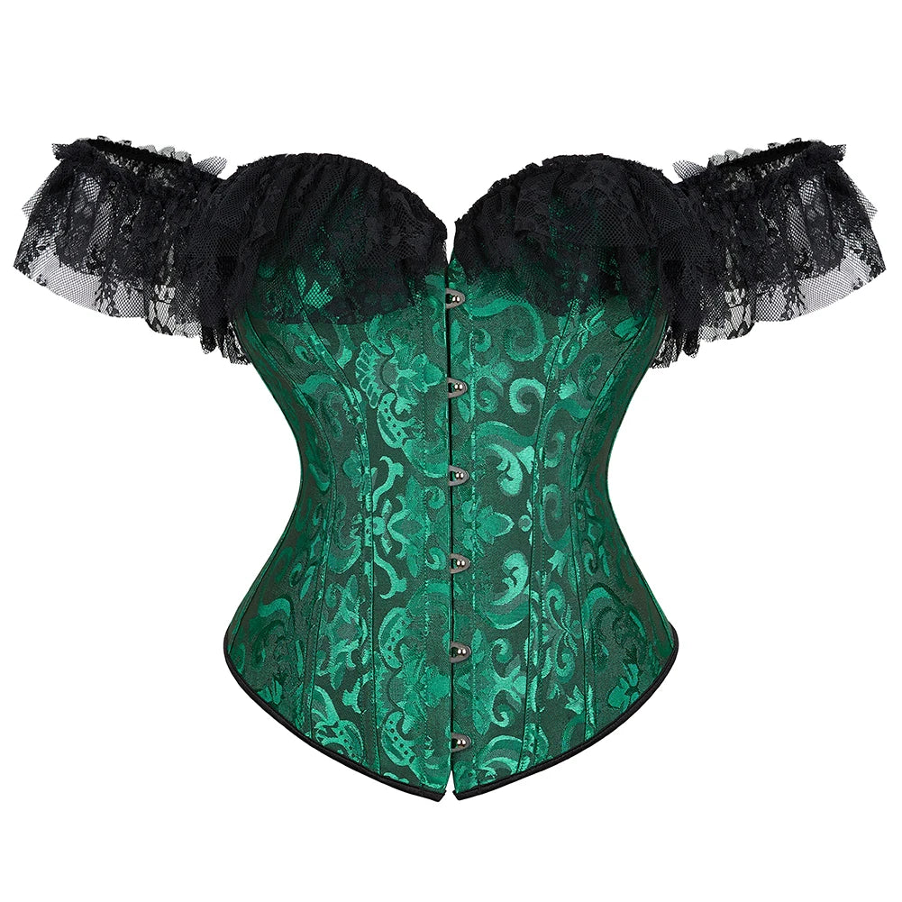 Floral Overbust Corset