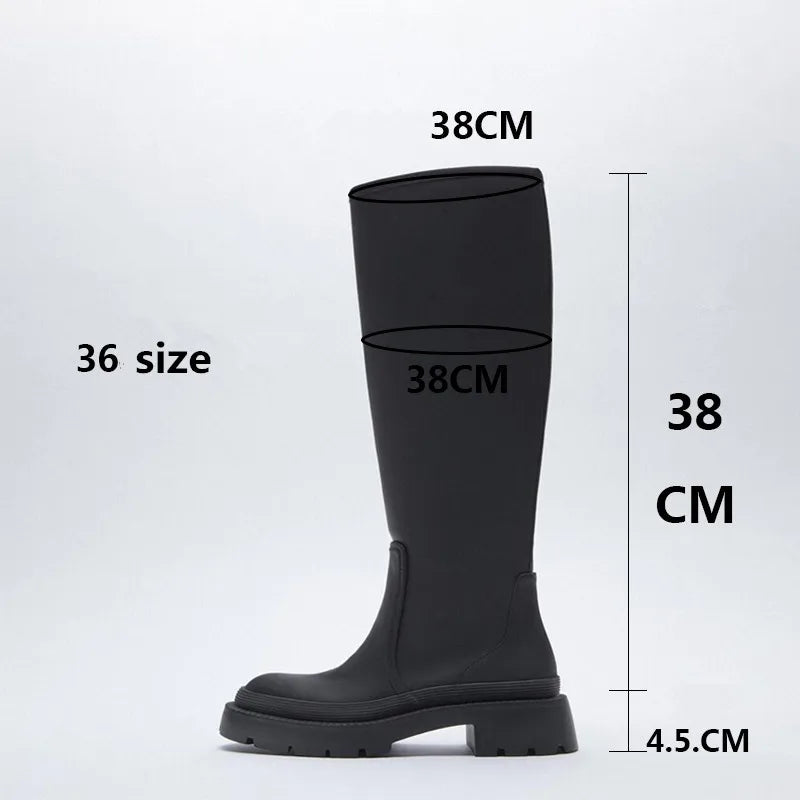 Women Long Knee High Boots