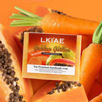 LKIAE Natural Carrot & Papaya Handmade Soap,