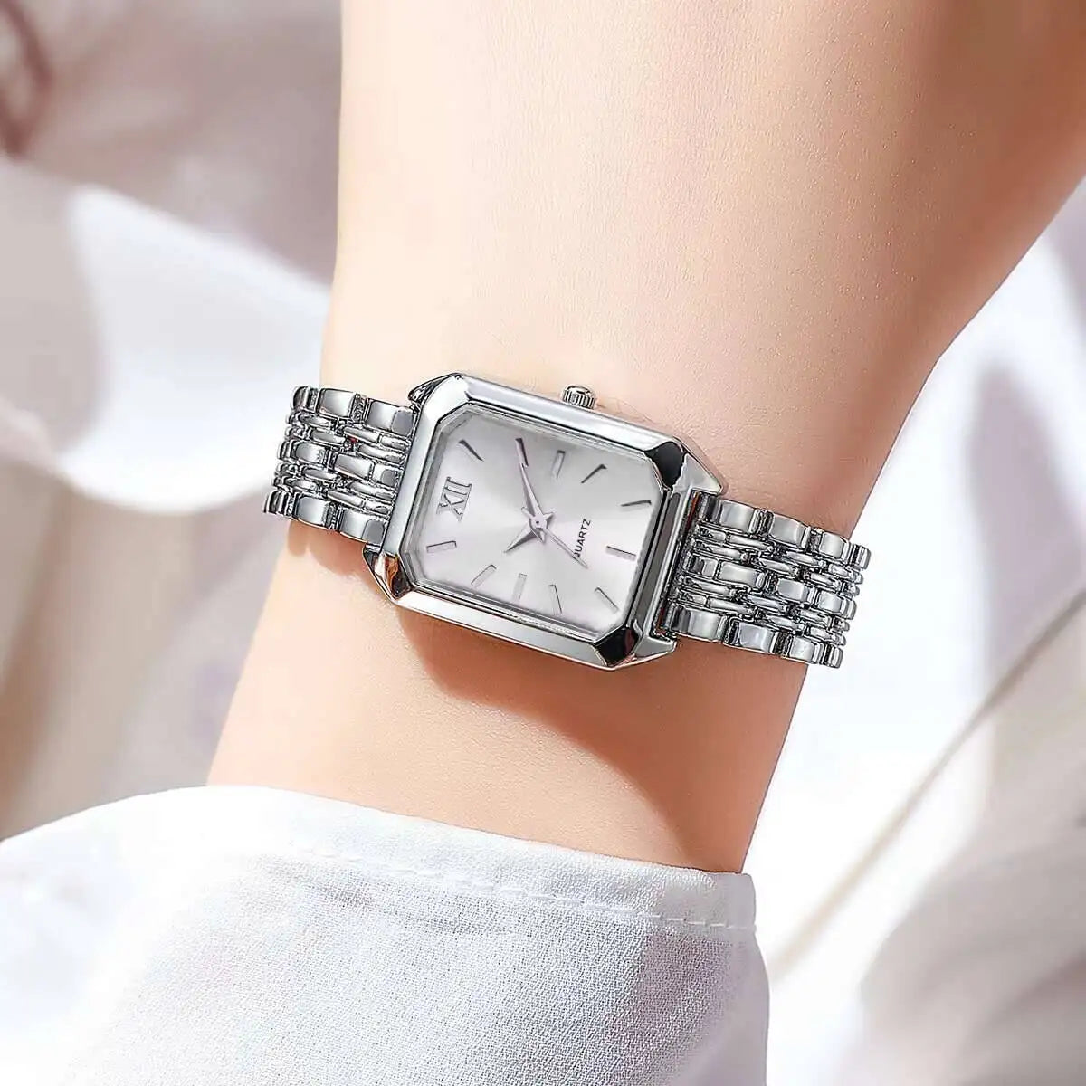 Rectangle Women Quartz Watch Luxury Analog Wristwatches