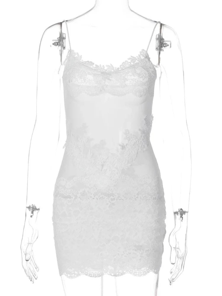 Short Mesh Lace Evening Dresses