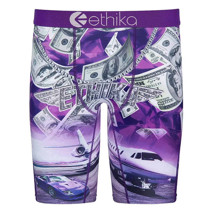 Ice Silk Sport Fitness Men's Boxer Shorts