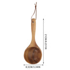 Wooden Handle Water Scoop Bath Ladle Shower Spoon