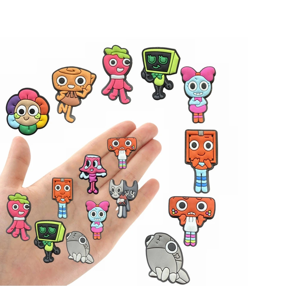 12pcs Dandys World Game series Shoe Charm