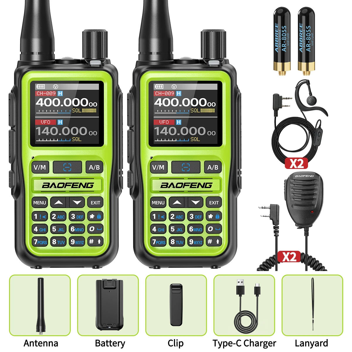 BAOFENG UV-5R Mini Walkie Talkie Multi Band