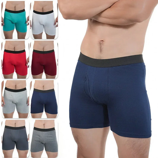 Man Mid-Long Boxer Sport Underwear
