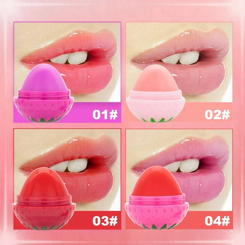 1/4Pcs Strawberry Lip Balm