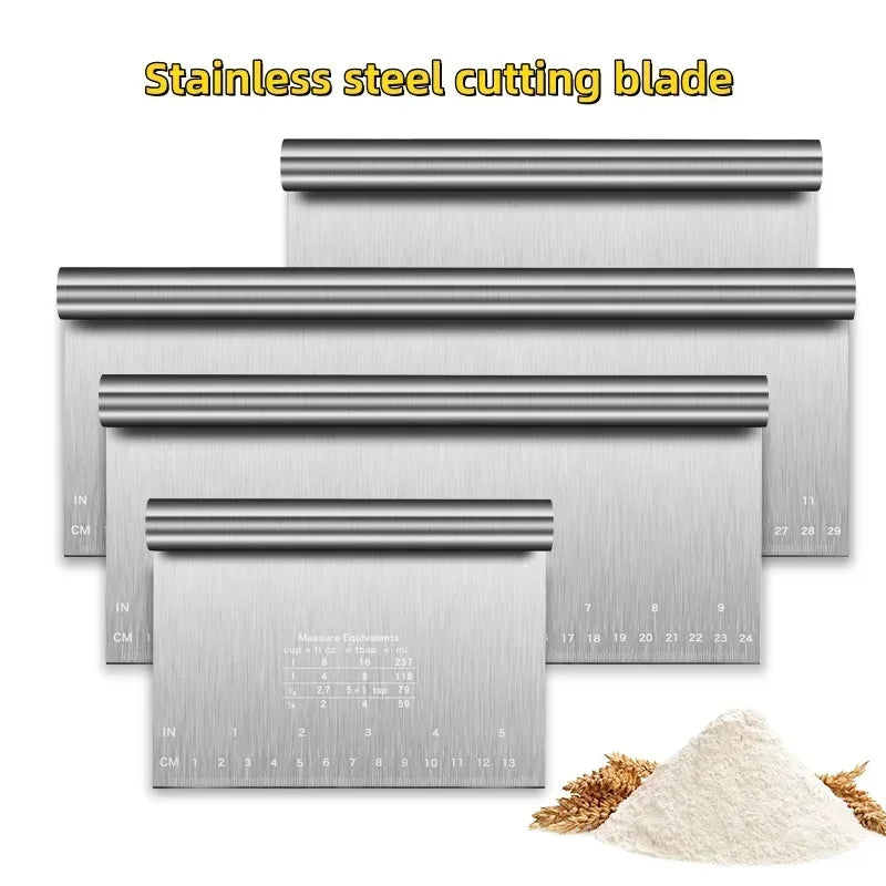 Stainless Steel Scale Cake Scraper