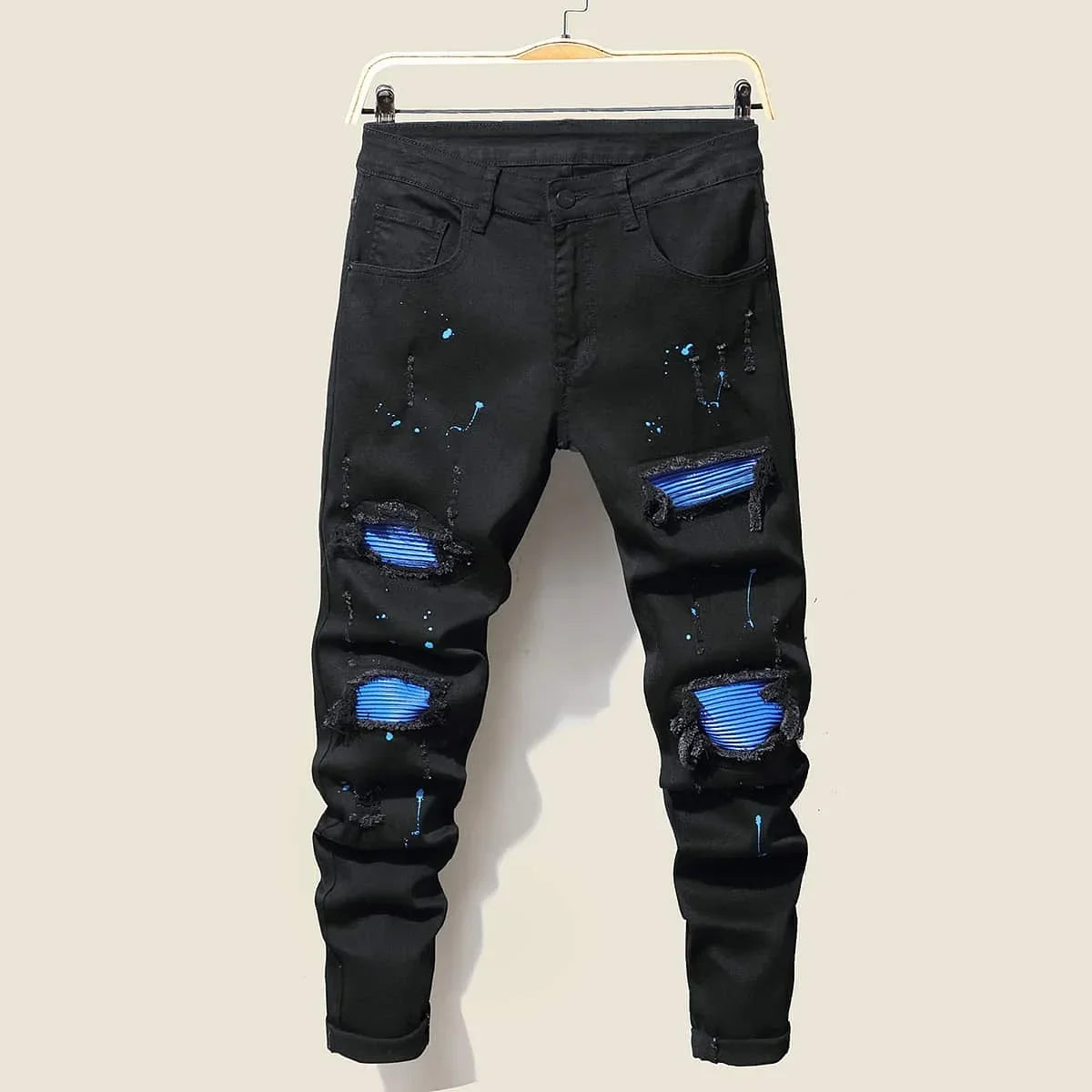 Men's Ripped Skinny Denim Jeans